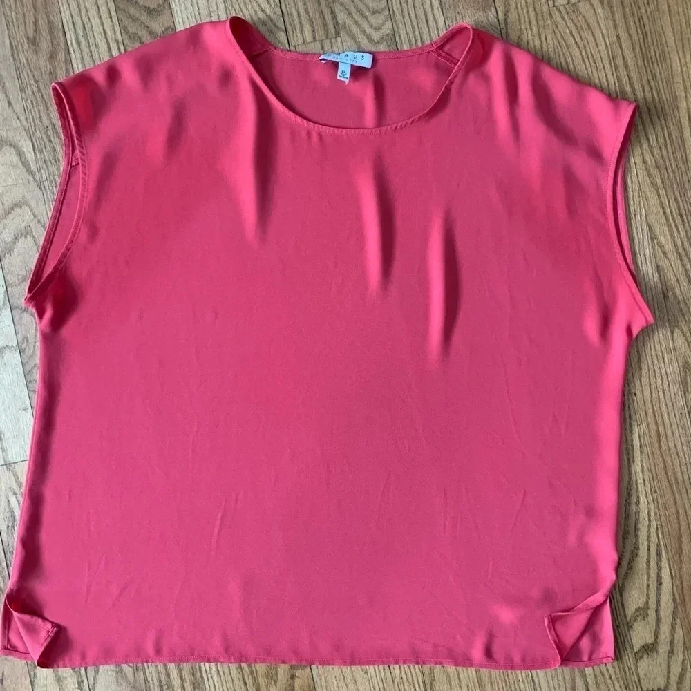 Chaus New York Semi Sheer Sleeveless Blouse